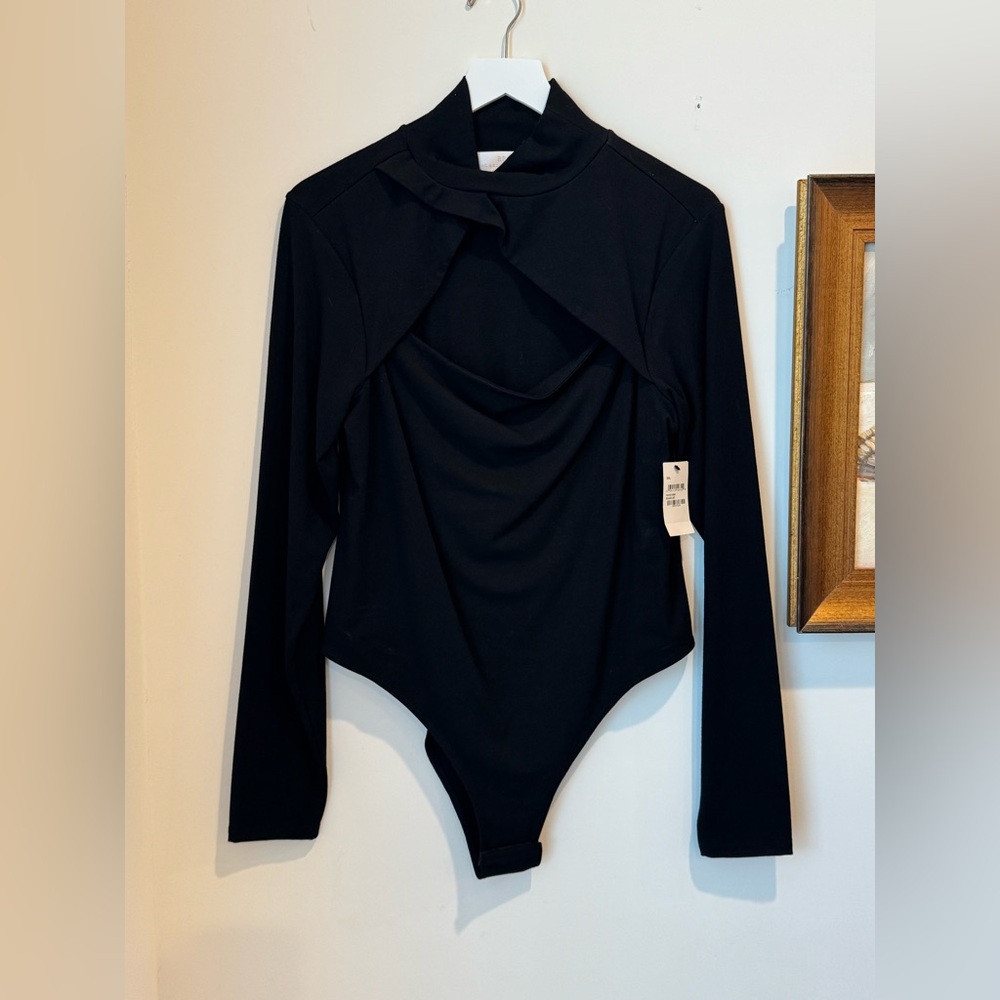 Rach Parcell Bodysuit XXL in Black Jet